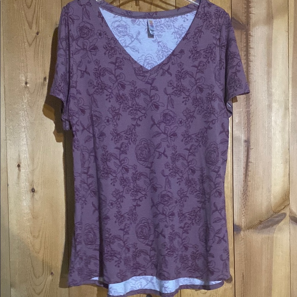 Purple LuLaRoe Tee